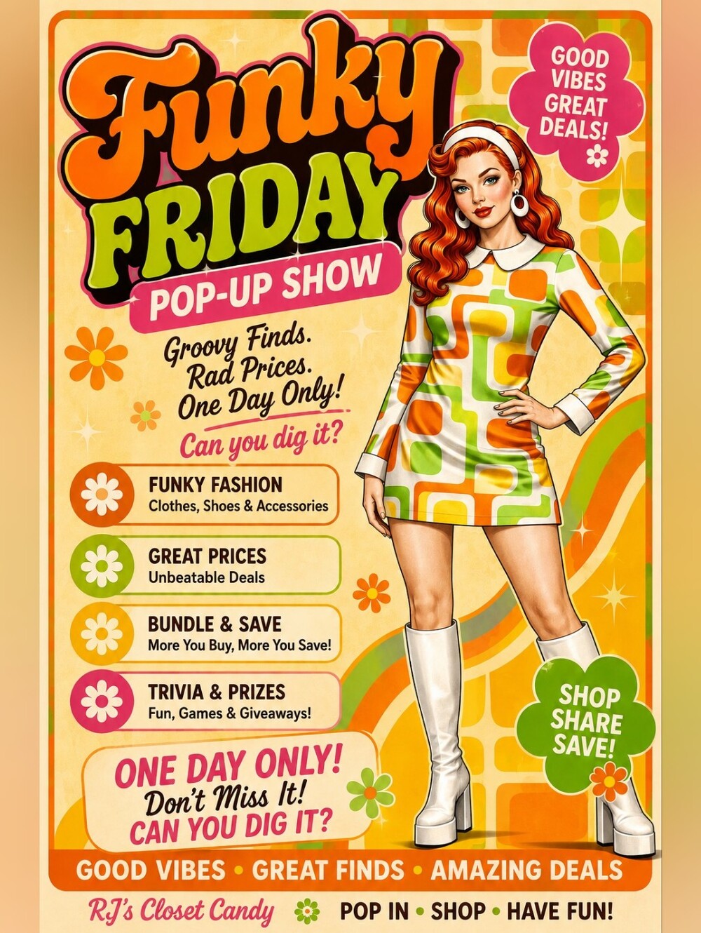 Bring Your Funky Or Your Fun Fashion